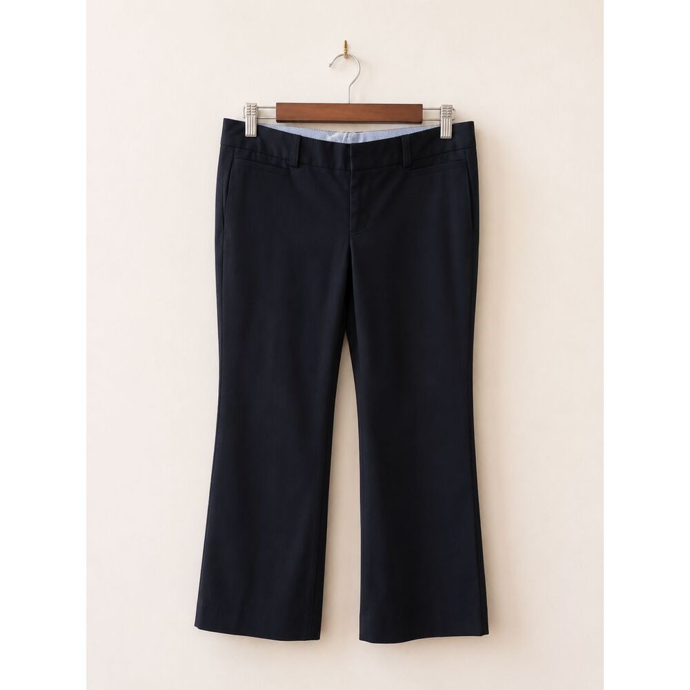 Banana Republic Logan Fit Women's Navy Dress Pants Size 6 Career Slacks